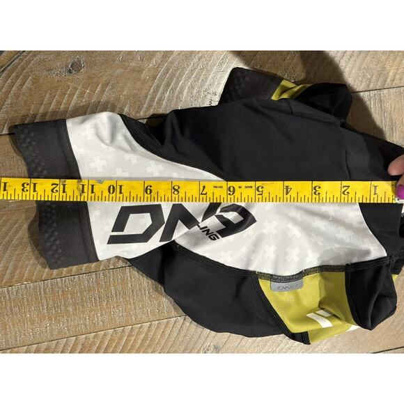 DNA Cycling Shorts Black/White/Olive Green Nylon Italy - Women’s S - Picture 5 of 11